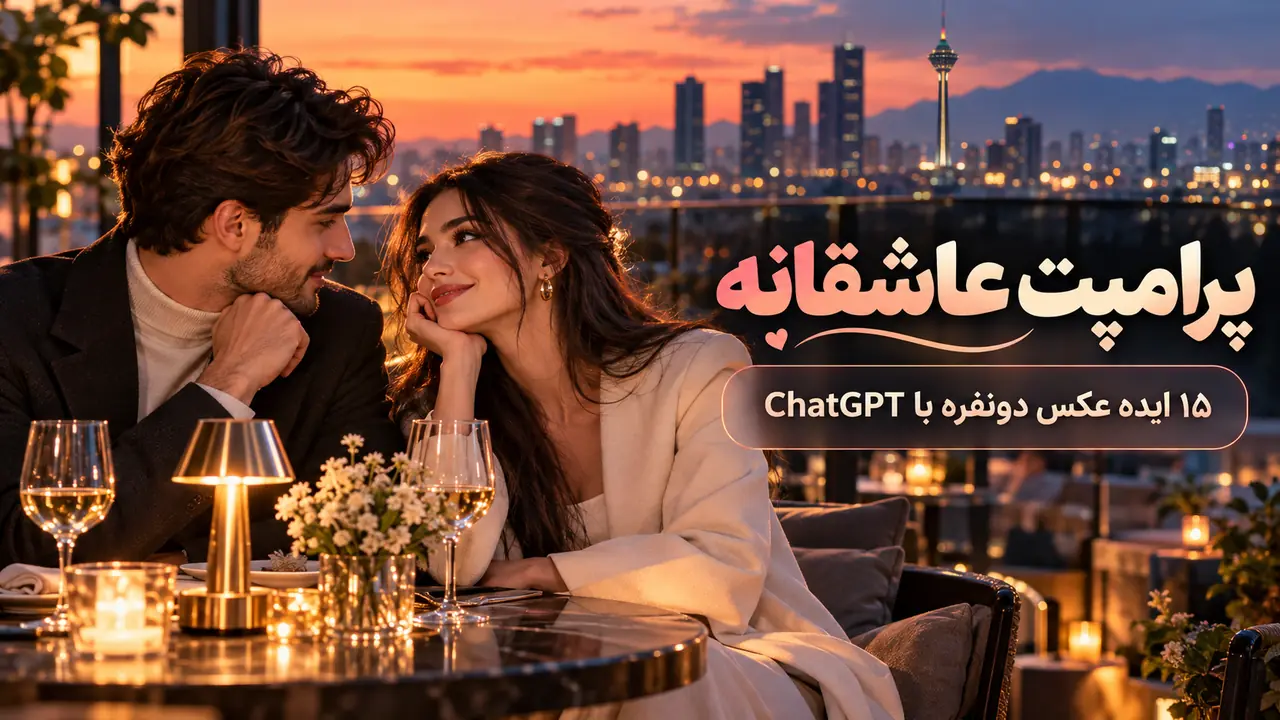 پرامپت عاشقانه با ChatGPT؛ ۱۵ ایده عکس دونفره و کاپلی با نمای رمانتیک